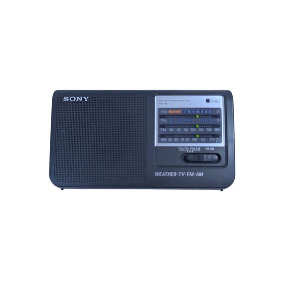 Vintage Sony ICF-36 Portable 4 Band Weather TV FM AM Radio Plug In Battery Power - Picture 1 of 6